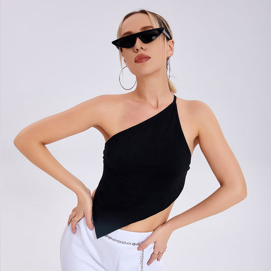 A-Symmetrical One-shoulder Top