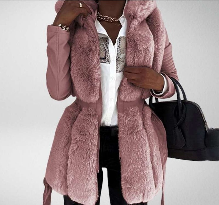 Faux Fur Hooded Vest