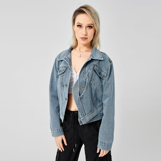 Denim Long Sleeved Jacket