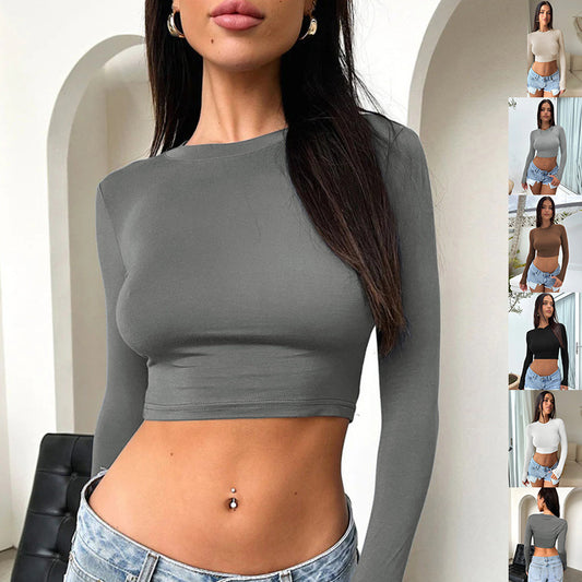 Long Sleeve Crop Top